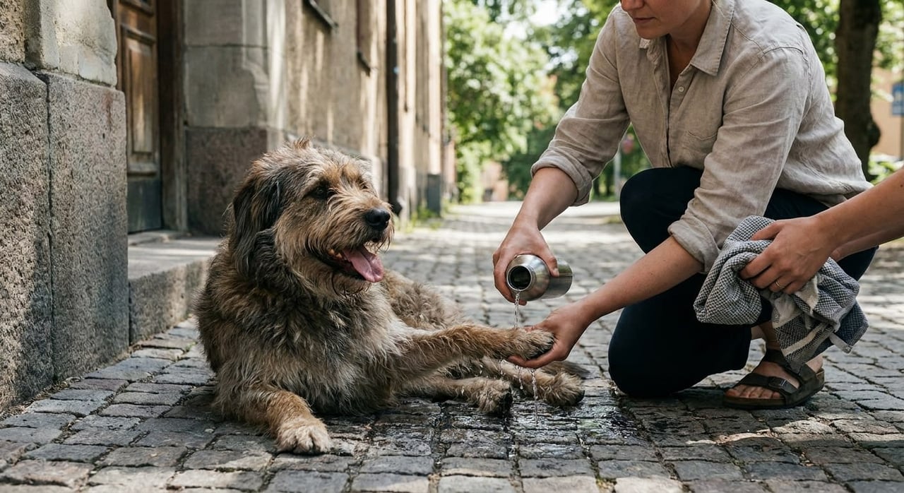 Her går grænsen mellem en varm hund og mistanke om overophedning
